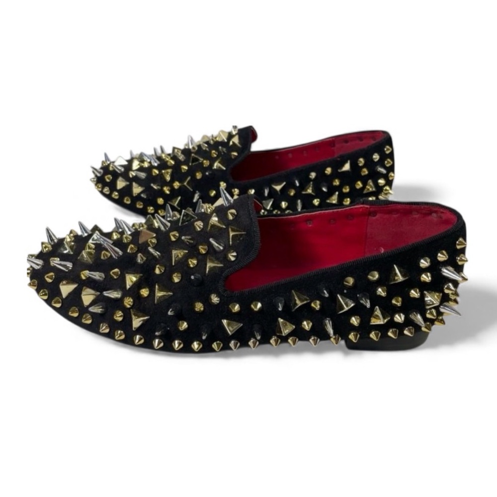 Studded Black Loafers - Picture 4 of 15